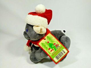 Grey Gray AIBO X ' Mas Santa Official Goods Plush Toy Posable Japan Sony 2002 TAG 3