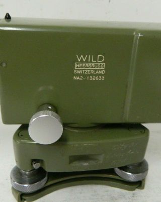 Vintage Wild Heerbrugg Leica NA2 Surveying Level Equipment Precise Level 4 2