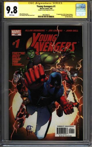 Young Avengers 1 (2005) Cgc 9.  8 Signed Jim Cheung (1961006013)