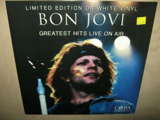 Bon Jovi Greatest Hits Live On Air Factory Limited White Vinyl Lp Eu 2016