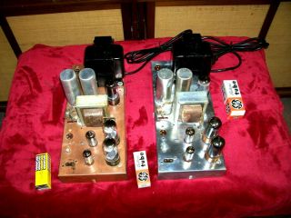 2 Vintage Westinghouse Tube Mono Blocks Power Amps Ch.  V 2235