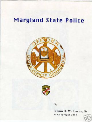 Maryland State Police Chronology Of Badges By Lucas