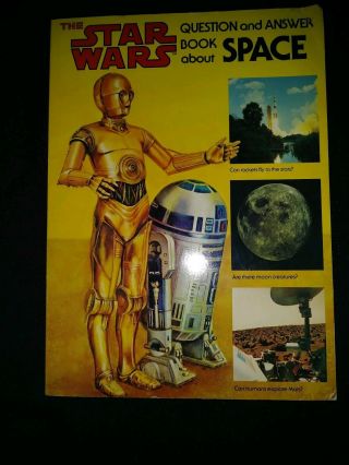 The Star Wars Question And Answer Book About Space Vintage 1979