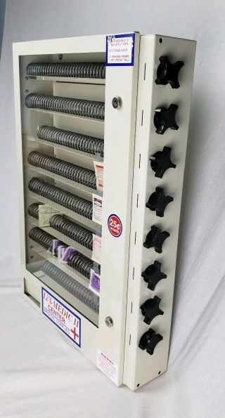 Vintage Li ' l - MEDIC II Center Medical Supplies Medicine Dispenser Vending Machine 3
