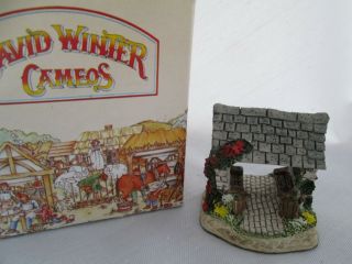 David Winter Cameo Lynch Gate Miniature Cottage 1991 Doll House Fairy