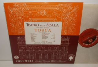 33CX 1094/95 Puccini Tosca Maria Callas Teatro Alla Scala De Sabata E/R 2LP 2