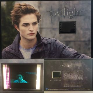 Twilight Robert Pattinson Limited Edition 19 Film Cell Individual Numbered