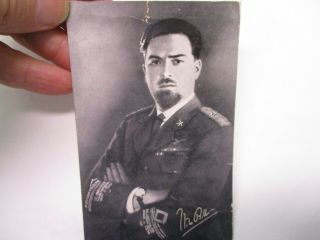 Pre - Wwii Italian Picture Postcard Of Commander The Air Force Italo Balbo