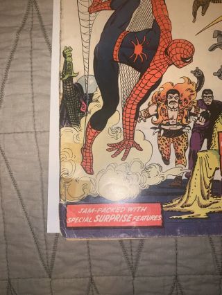 SPIDER - MAN ANNUAL 1 (1964) 1st Appearance Of Sinister Six 3