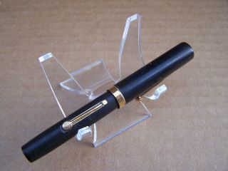 Waterman 54v Black Fountain Pen With Account Waterman 