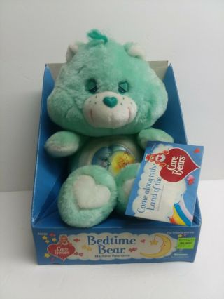 Vintage 1982 - 84 Bedtime Bear Carebear Nib 80s Toys Care Bear