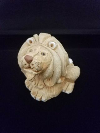 Artesania Rinconada Lion 61 Ceramic Figurine Clay Uruguay