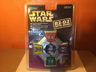 Star Wars Tiger Electronic Handheld Game R2 - D2 Ditto Droid Memory Game