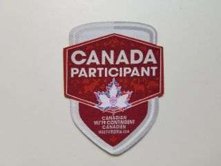 24th World Scout Jamboree 2019 Canadian Contingent Participant Patch