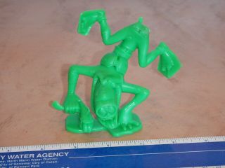 1963 Marx Nutty Mads Green Dippy The Deep Diver Mini Figure 4 ",  Hong Kong