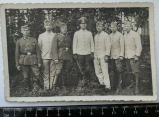 Ww2 German Army Soldiers Officer Police Vtg Old Photo