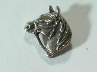 Horse Pin Badge,  Lapel Pin,  Hat Tack 3 - D Horse Metal Pin (horse)
