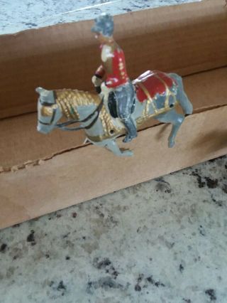 1950?s Britains Horse Only For Queens Gold Coronation Coach {parts}: Mounted