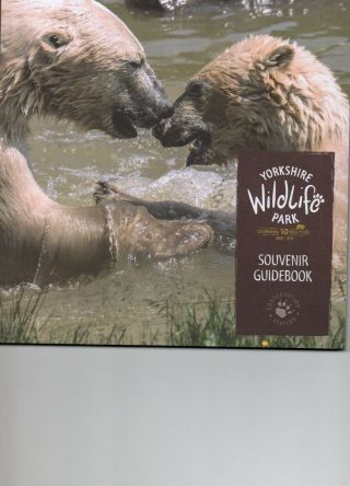 Yorkshire Wildlife Park Souvenir Guidebook 2019