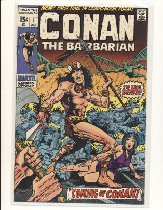Conan The Barbarian 1 - 1st King Kull Cameo Vf Cond.