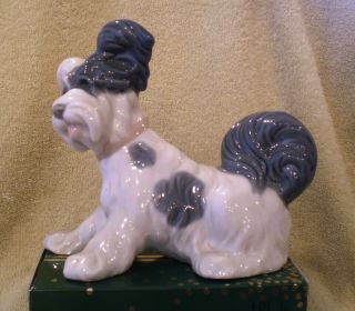 Rare Lladro Figurine Dog " Skye Terrier " 4643