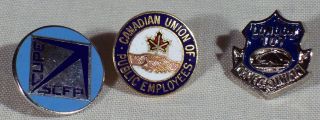 Cupe London Civic Union 107 Canadian Union Of Public Employees Lapel Hat Pin