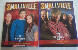 Smallville Companion Softcover Books Season 1 & 2 Tv Show Collectibles