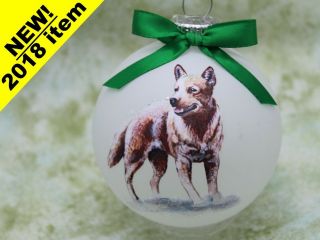 D092 Hand - Made Christmas Ornament - Australian Cattle Dog Red Heeler - Standing