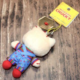 HELLO KITTY CHUCKY HALLOWEEN Keychains Plush Doll Figure Limited USJ Japan 2019 2