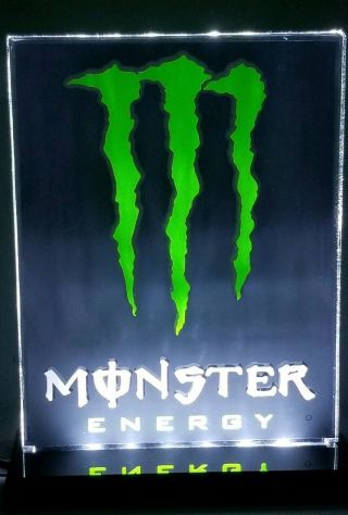 Monster Energy Light Up Sign Very Rare