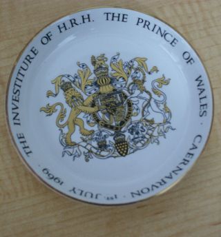 1969 Crown Ducal Commemorative Plate - Investiture Of H.  R.  H.  The Prince Of Wales