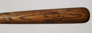 1925 - 28 Lou Gehrig 34 " Early Era 125 Model Vtg Louisville Slugger Baseball Bat