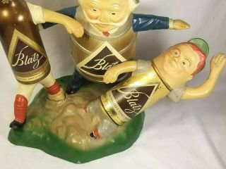 Vintage Blatz Beer Advertising Baseball Statue Safe at Home 2