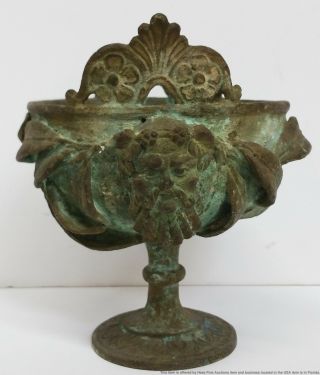 Estate Greek Roman Italian Renaissance French Grand Tour Bronze Figural Urn