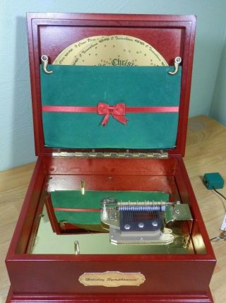 1999 Mr Christmas Holiday Symphonium W/16 Discs - Box -