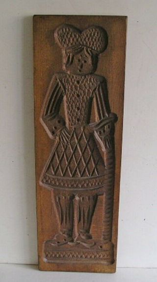 Vintage Hand Carved Witco Folk Art Wood Wall Sculpture
