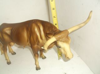Vintage Breyer Early Mark Texas Longhorn Bull 75 cattle cow 2