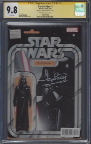 Darth Vader 1 Action Figure Variant_cgc 9.  8 Ss_signed By David Prowse