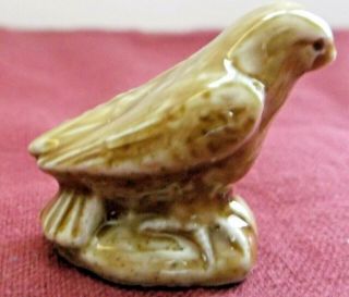 Wade Whimsies Bald Eagle Red Rose Tea Porcelain Bird Figurine England Vgcond