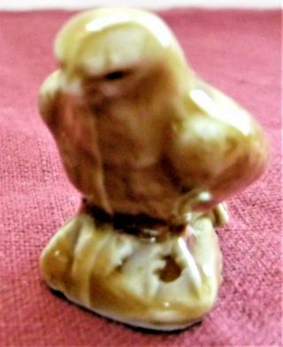 Wade Whimsies Bald Eagle Red Rose Tea Porcelain Bird Figurine England VGCond 3