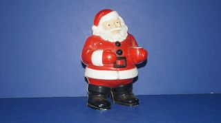 Vintage Plastic Christmas Santa Figurine