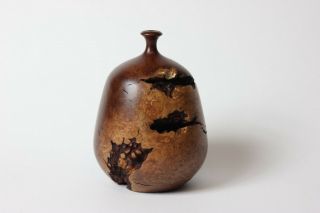 Hap Sakwa Burl Wood Vase Sculpture,  United States