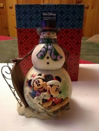 Jim Shore Disney Traditions A Sporting Good Time Snowman 4013969 Enesco