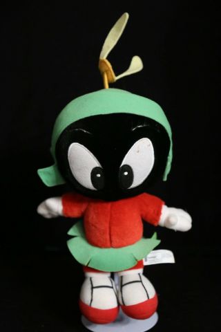 Looney Tunes Six Flags Baby Marvin The Martian 12” Plush Toy Doll