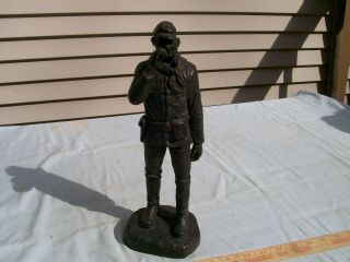 Michael Garman 12 " Civil War Union Soldier Sculpture Signed 1969