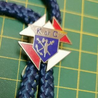 Knights of Columbus Bolo Tie. 2