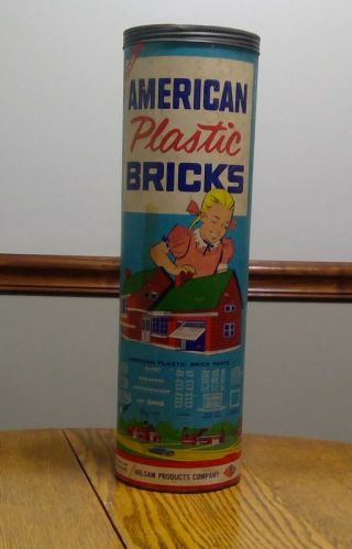 Vintage American Plastic Bricks,  Set 735