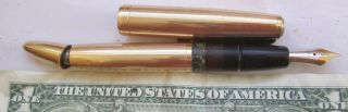 Old Fountain Pen Montblanc Masterpiece 744 Gold Nib 585 4810 M For Parts/repair