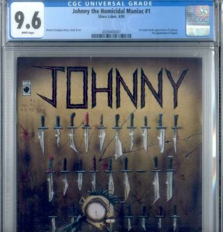 Primo: Johnny The Homicidal Maniac 1 1st Print Nm,  9.  6 Cgc Vasquez Slave Labor