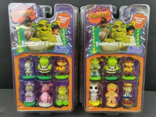 Shrek Fairy Tale Friends Donkey Puss Wolf Dragon Frog Fiona Mouse Gingy Full Set